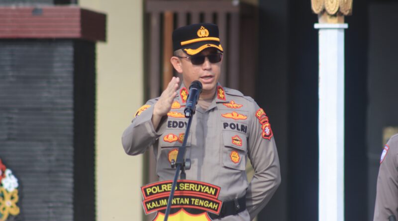 Kapolres Seruyan Ingatkan Personel Tindaklanjuti Setiap Laporan Masyarakat