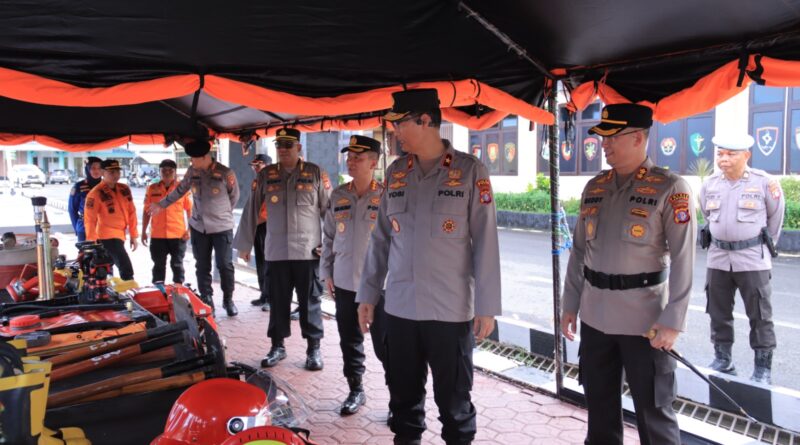 Pastikan Kesiapan Sarpras Penanggulangan Karhutla, Wakapolda Kalteng Kunker ke Polres Seruyan