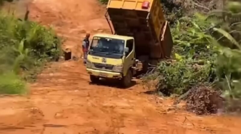 Pastikan Kelancaran Transportasi, Pemkab Seruyan Perbaiki Gorong-gorong di Desa Mojang Baru