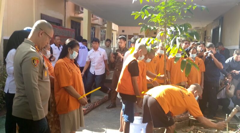 Kapolres Seruyan Pimpin Pemusnahan Barbuk 141 Paket Sabu Dengan Berat 1,82 Ons