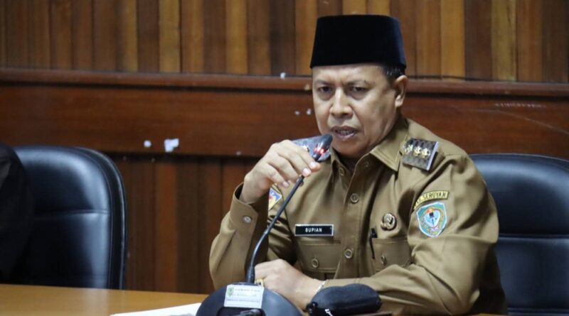 Supian Pimpin Rapat Penguatan Sinkronisasi Usulan dan Pengendalian Proyek Strategis