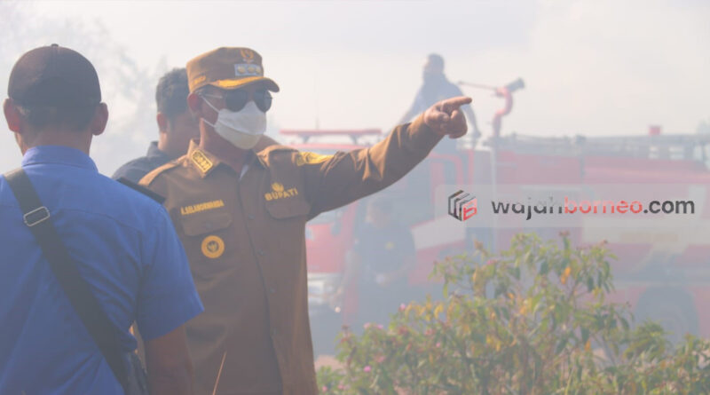 Bupati Seruyan Turun Langsung Pantau Karhutla di Pematang Laka
