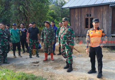 Dandim 1015 Sampit dan Kalaksa BPBD Seruyan Turun Langsung Padamkan Karhutla
