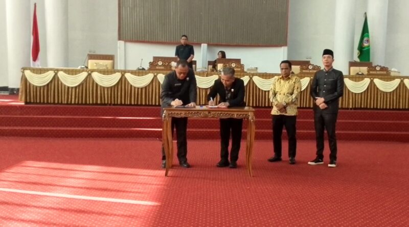 DPRD dan Pemkab Seruyan Sepakati KUA PPAS TA 2027